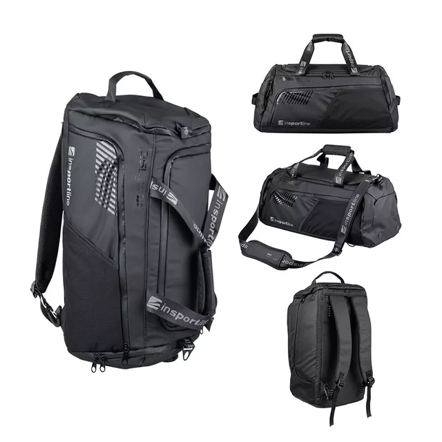 Wielofunkcyjna torba sportowa inSPORTline Cavesso 35L ∙ wodoodporna ∙ 2w1 z funkcją plecaka ∙ komora na laptopa ∙ oddzielna na buty ∙ zamek szyfrowy
