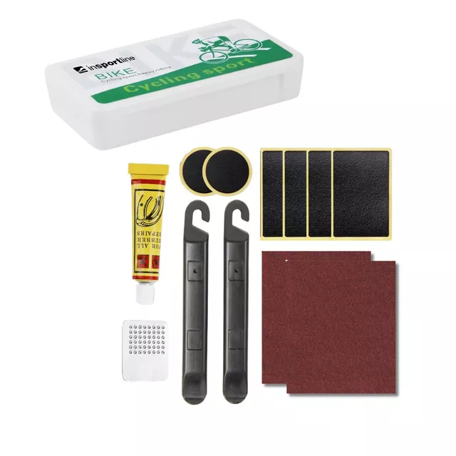 Zestaw naprawczy łatki do dętek rowerowych inSPORTline