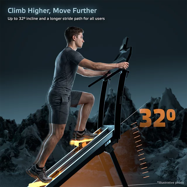 Schody fitness inSPORTline ZenPeak 80 ∙ 32 poziomy oporu ∙ nośność 135 kg ∙ 2 poziomy nachylenia ∙ hamulec elektromagnetyczny