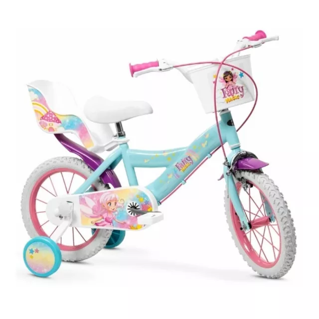 Rowerek dziecięcy z bocznymi kółkami Toimsa Fairy Magic 14"