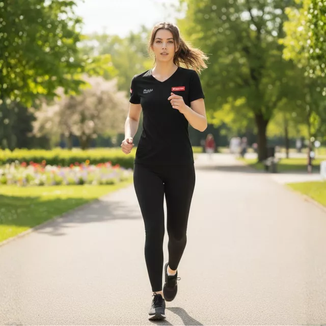 Koszulka damska inSPORTline Signature ∙ 100% bawełna ∙ wygodny krój ∙ duże logo na plecach