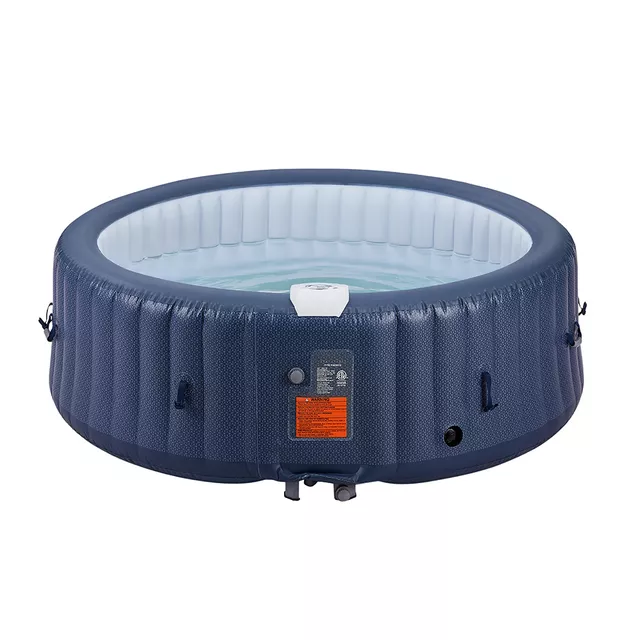 Duże jacuzzi ogrodowe z hydromasażem inSPORTline Yanna 208x208x65 cm