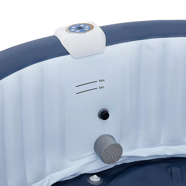 Duże jacuzzi ogrodowe z hydromasażem inSPORTline Yanna 208x208x65 cm