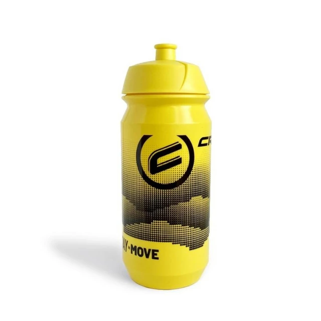 Butelka sportowa bidon Crussis 0,5 l - Różowy - Żółty