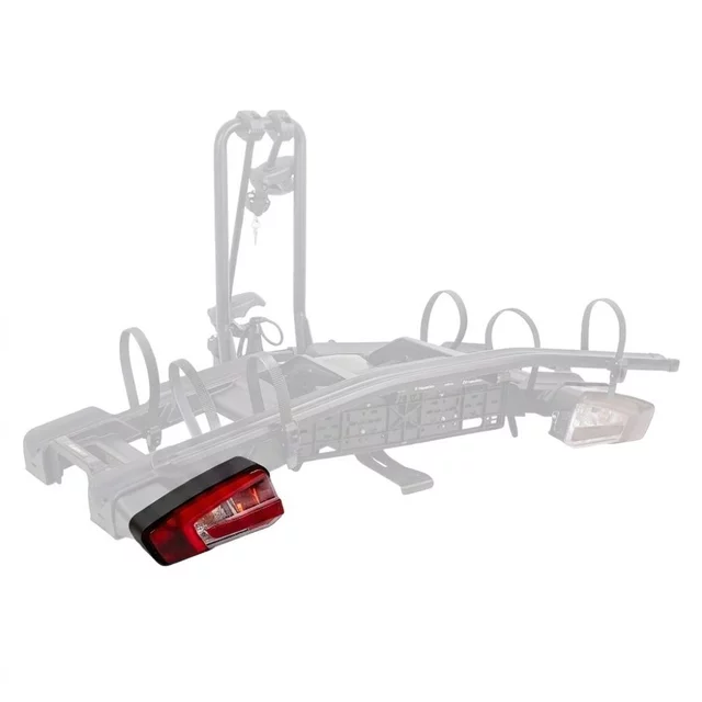 Lewa lampa do bagażnika rowerowego inSPORTline Trekan 2 Elektro ∙ kabel 2 m ∙ żarówki w zestawie