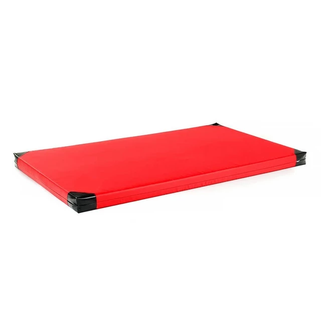 Materac gimnastyczny inSPORTline Roshar T60 200x120x10 cm - Czarny - Czerwony
