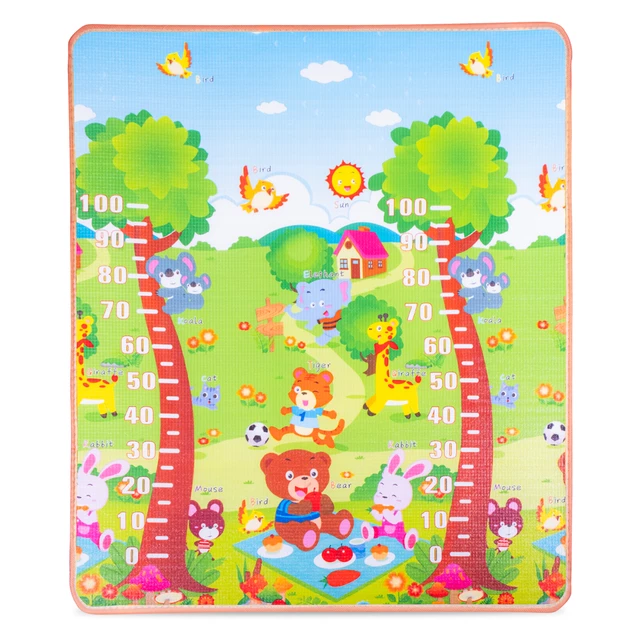 Zwijana mata dla dzieci inSPORTline Lhotino 150x180x1,5 cm - Plaża/Gospodarstwo rolne