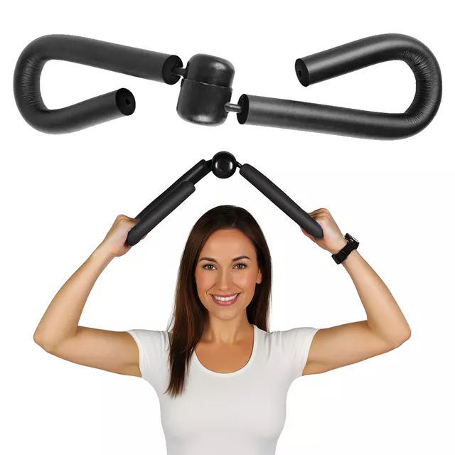 Agrafka motylek do ćwiczeń inSPORTline Body Trimmer - Niebieski - Czarny