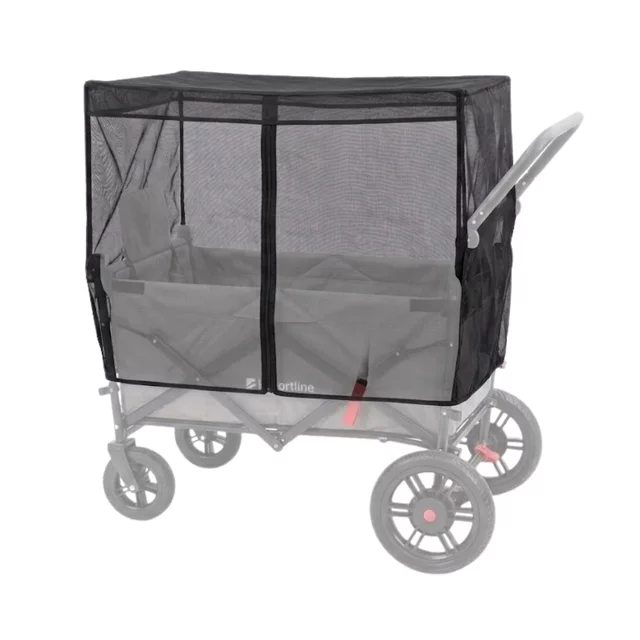 Moskitiera do wózka transportowego inSPORTline StrollKidz ∙ ochrona przed komarami ∙ łatwy montaż ∙ drobna siateczka