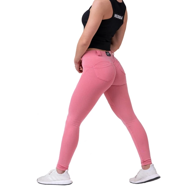 Legginsy damskie Nebbia Dreamy Edition Bubble Butt 537 - Jasny niebieski