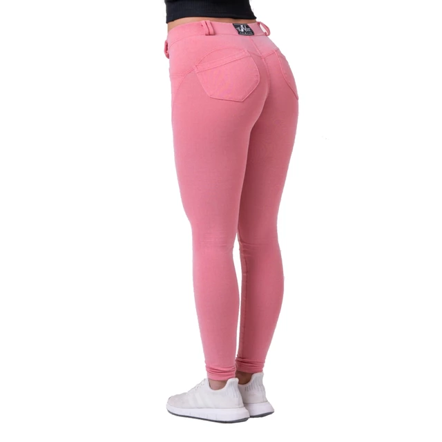 Legginsy damskie Nebbia Dreamy Edition Bubble Butt 537 - Jasny niebieski