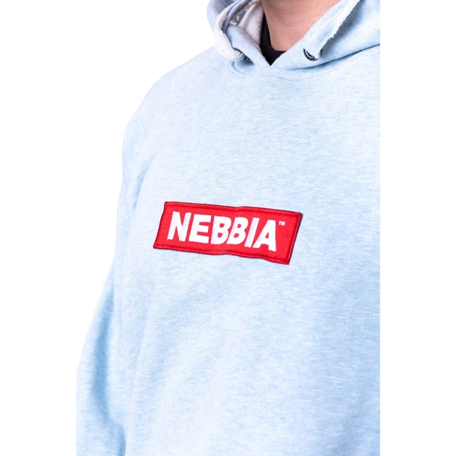 Męska bluza z kapturem Nebbia Red Label 149 - Ciemny niebieski