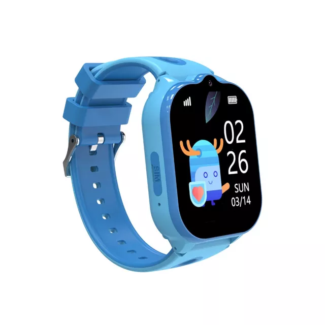 Smartwatch inSPORTline Odino dla dzieci z SIM GPS 4G LTE IP67 i przyciskiem SOS nowoczesne funkcje