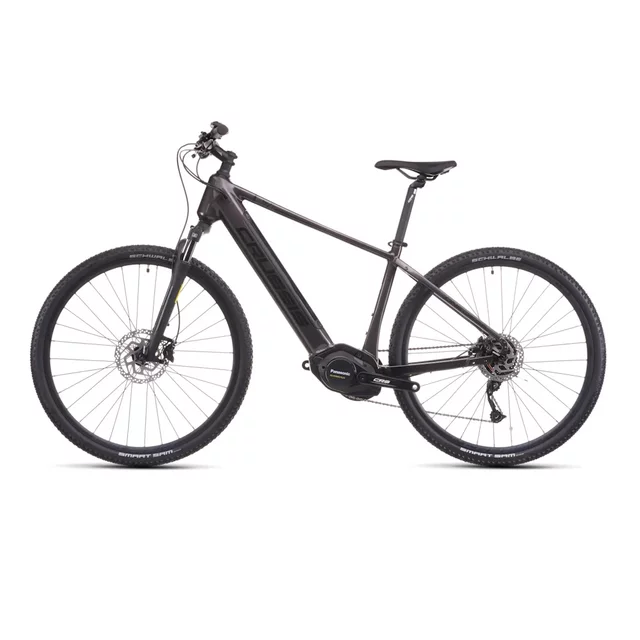 Rower elektryczny crossowy Crussis ONE-Cross 7.11 513 Wh 28" - model 2026 ∙ Panasonic 75 Nm ∙ hydraulika Shimano ∙ 9 biegów