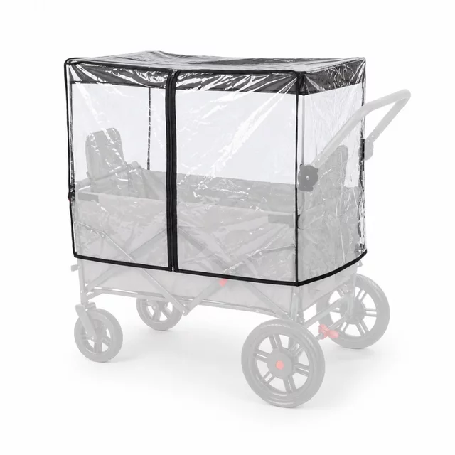 Osłona przeciwdeszczowa do wózka transportowego inSPORTline StrollKidz ∙ materiał TPU ∙ zamek błyskawiczny ∙ szybki montaż