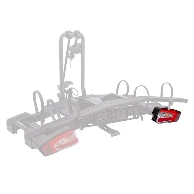 Prawa lampa do bagażnika rowerowego inSPORTline Trekan 2 Elektro ∙ kabel 2 m ∙ żarówki w zestawie