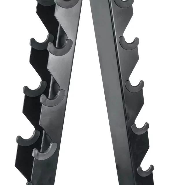 Pionowy stojak na hantle inSPORTline Ratus ∙ 20 miejsc ∙ nośność 350 kg ∙ matowe wykończenie ∙ gumowe podkładki