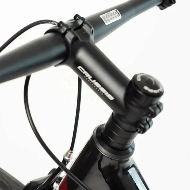 Hulajnoga Crussis ROAD 4.2-2 czarno-czerwona 28"/20"
