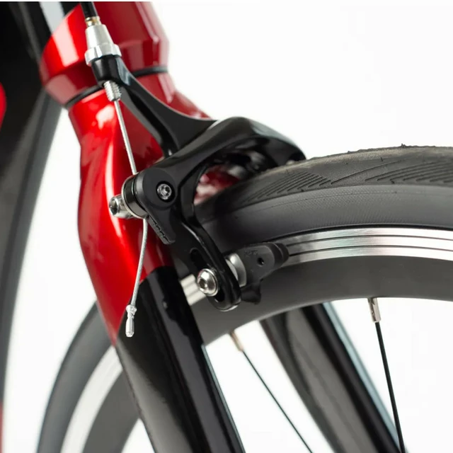 Hulajnoga Crussis ROAD 4.2-2 czarno-czerwona 28"/20"