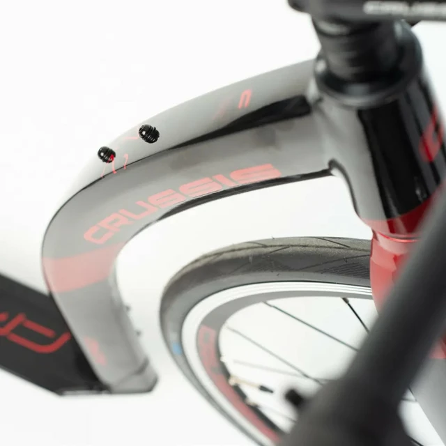 Hulajnoga Crussis ROAD 4.2-2 czarno-czerwona 28"/20"