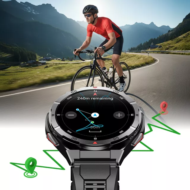 Zegarek smartwatch inteligentny inSPORTline Rodamo ∙ 100+ aktywności ∙ kompas/barometr ∙ 20 dni
