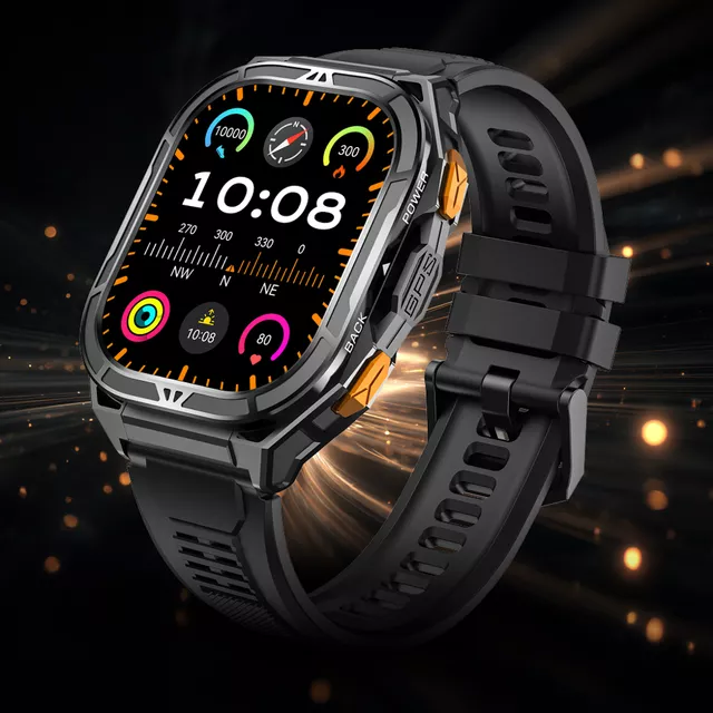 Smartwatch wodoodporny inSPORTline Zakuro – inteligentny zegarek 5 ATM ∙ połączenia ∙ kompas / barometr