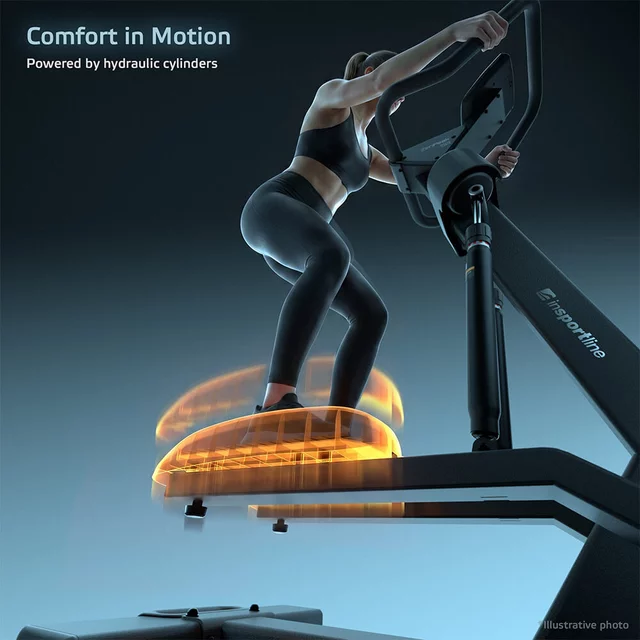 Stepper inSPORTline ZenPeak 50 ∙ ciche działanie ∙ zasilanie bateryjne ∙ łączność z Zwift i Kinomap ∙ nośność 120 kg