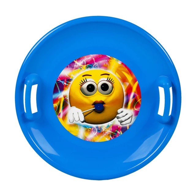 Ślizg na śnieg, jabłuszko STT - niebieski chłopiec emoji - niebieska dziewczyna emoji