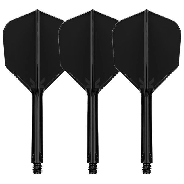 Nasadki z piórkami w jednym Target K-Flex No6 Medium 3 szt. - Biały - Czarny