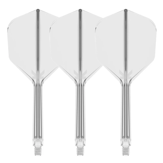 Nasadki z piórkami do lotek Target K-Flex No6 Short 3 szt. - Czerwony