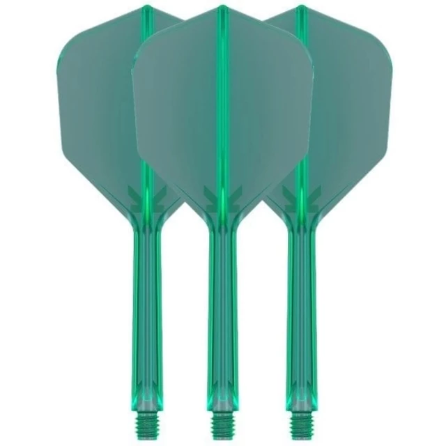 Nasadki z piórkami w jednym Target K-Flex No6 In Between 3 szt - Niebieski - Zielony