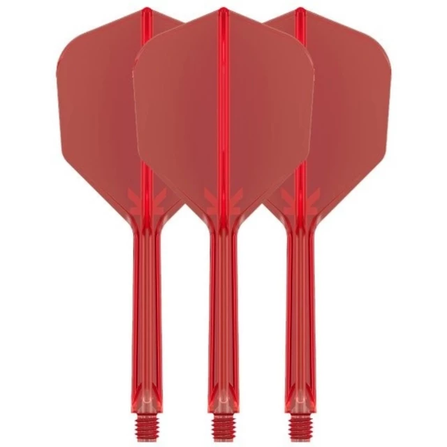 Nasadki z piórkami w jednym Target K-Flex No6 In Between 3 szt - Niebieski - Czerwony