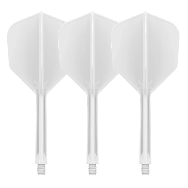 Nasadki z piórkami do lotek Target K-Flex No6 Short 3 szt. - Czerwony