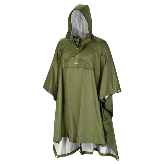 Płaszcz przeciwdeszczowy poncho FERRINO Todomodo RP - Niebieski - Oliwkowa zieleń