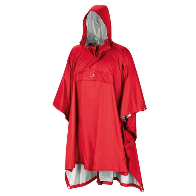 Płaszcz przeciwdeszczowy poncho FERRINO Todomodo RP - Niebieski - Czerwony