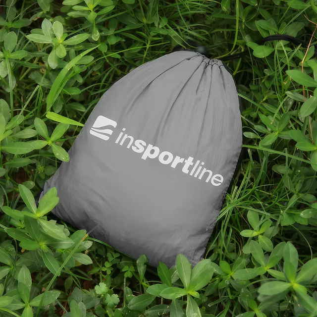 Duży hamak inSPORTline Logone ∙ 270 x 140 cm ∙ nośność 200 kg ∙ ultralekki ∙ karabińczyki ∙ z pokrowcem transportowym