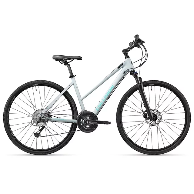 Damski rower crossowy Cyclision Zodya 3 MK-II 28" ∙ hydrauliczne hamulce Shimano ∙ amortyzowany widelec z blokadą ∙ 16 przełożeń - Cold Mint