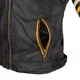 Damska skórzana kurtka motocyklowa W-TEC Traction Lady - Czarny
