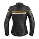 Damska skórzana kurtka motocyklowa W-TEC Stripe Lady - Czarny