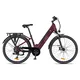 Miejski rower elektryczny inSPORTline ISL Eclion 648 Wh 28" - model 2026 ∙ bateria 648 Wh ∙ zasięg do 120 km ∙ amortyzowany widelec ∙ nośność 120 kg - Aksamitna czerwień