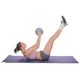 Piłka do ćwiczeń inSPORTline Aerobic Ball ∙ nośność 120 kg ∙ materiał PVC ∙ do aerobiku i rozciągania - Czarny