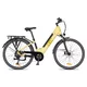 Miejski rower elektryczny inSPORTline ISL Eclion 648 Wh 28" - model 2026 ∙ bateria 648 Wh ∙ zasięg do 120 km ∙ amortyzowany widelec ∙ nośność 120 kg - Żółty promień słońca
