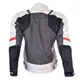 Damska kurtka motocyklowa W-TEC Lucina - szaro-kremowa biel