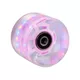 Świecące kółko do penny boardu 60*45 mm z łożyskami ABEC 7 - Niebieski - Różowy
