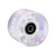 Świecące kółko do penny boardu 60*45 mm z łożyskami ABEC 7 - Niebieski - Biały