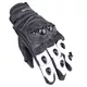 Rękawice motocyklowe skórzane W-TEC Radoon - Czarny - Czarno-biały