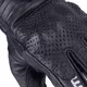 Męskie rękawice motocyklowe skórzane wentylowane W-TEC Swaton - Czarny