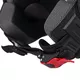 Kask motocyklowy otwarty na skuter W-TEC FS-710S Revolt Black - Czarny z gwiazdą