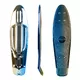 Blat do Deski typu fiszka penny board WORKER Mirria 22.5*6" - Żółty - Żółty