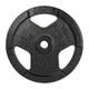 Obciążenie żeliwne inSPORTline Hamerton Black 15 kg ∙ otwór 30 mm ∙ praktyczne uchwyty ∙ odporna powłoka